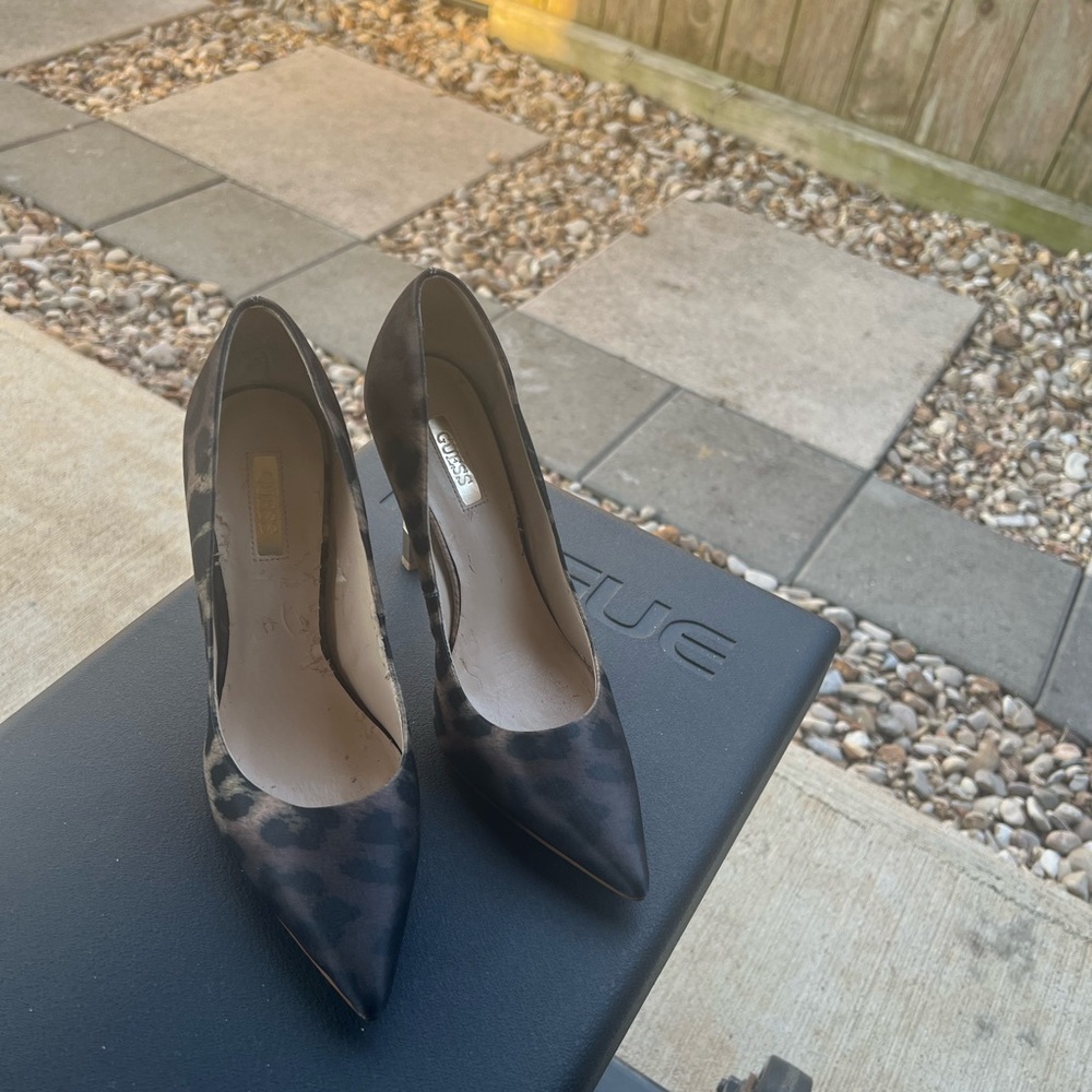 Guess Black Heels with Classic Elegance